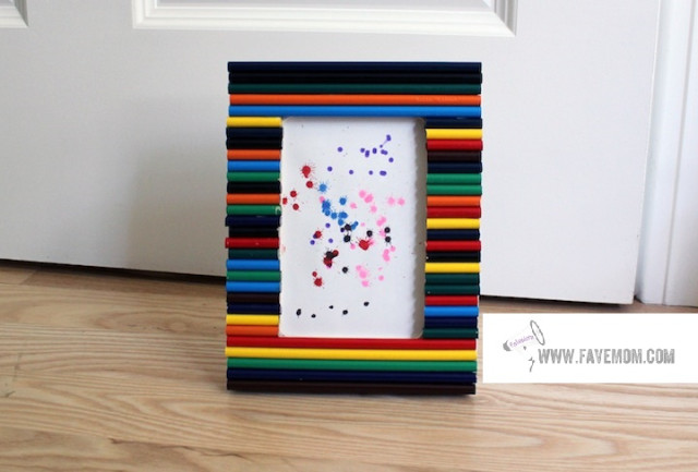all you magazine pencil picture frame craft