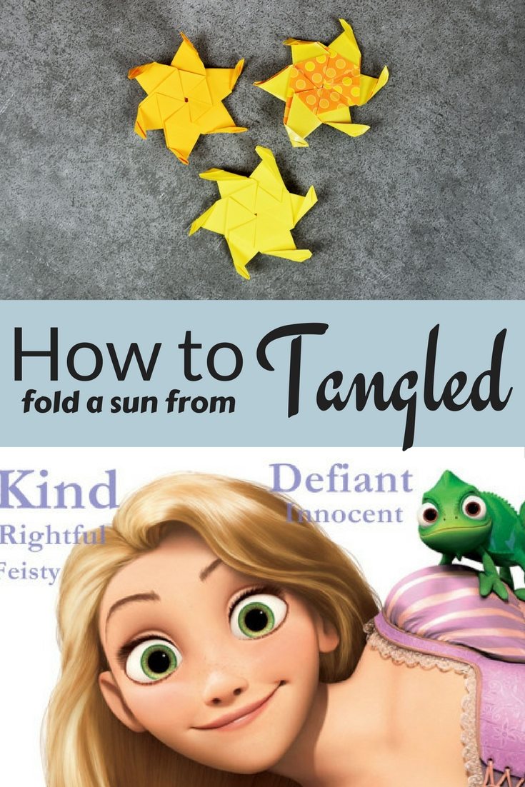 Origami Sun from Disney's Tangled