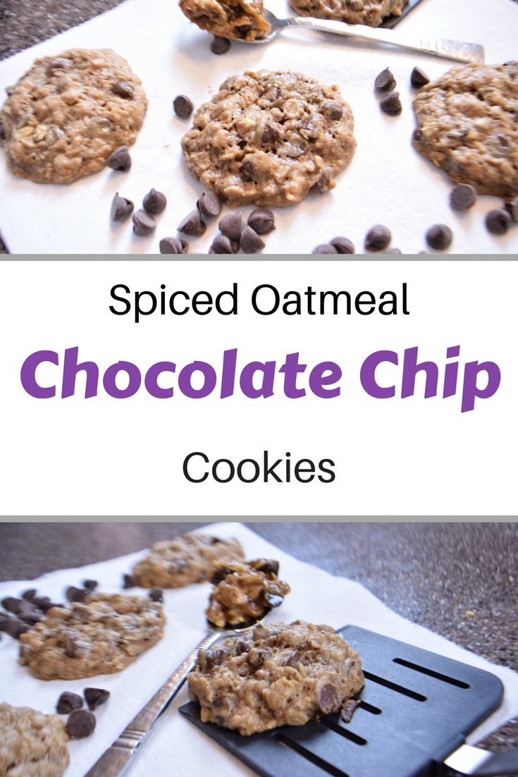 Chocoalte Chip Cookied with spice and oatmeal. So easy with a cake mix and so tasty you'll want to eat this dough. | FaveMom