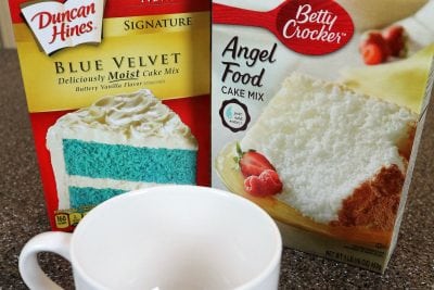 Secret to Na'Vi Blue Microwave Mug Cake is Blue Velvet Cake Mix | Fave Mom
