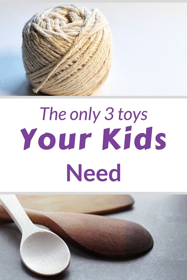 Your kids need 3 toys, that's it. You probably can't guess them so read on #kidactivities #toyguide #giftguide #minimalistparenting