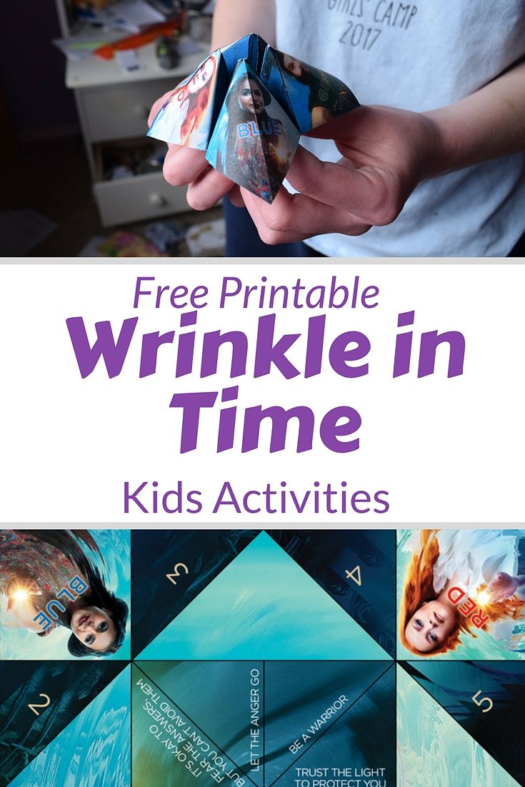 A wrinkle in Time activities for kids free printables and some tidbits about the spiritual guides to Meg #WrinkleinTime #DisneyMovie #kidsactivities