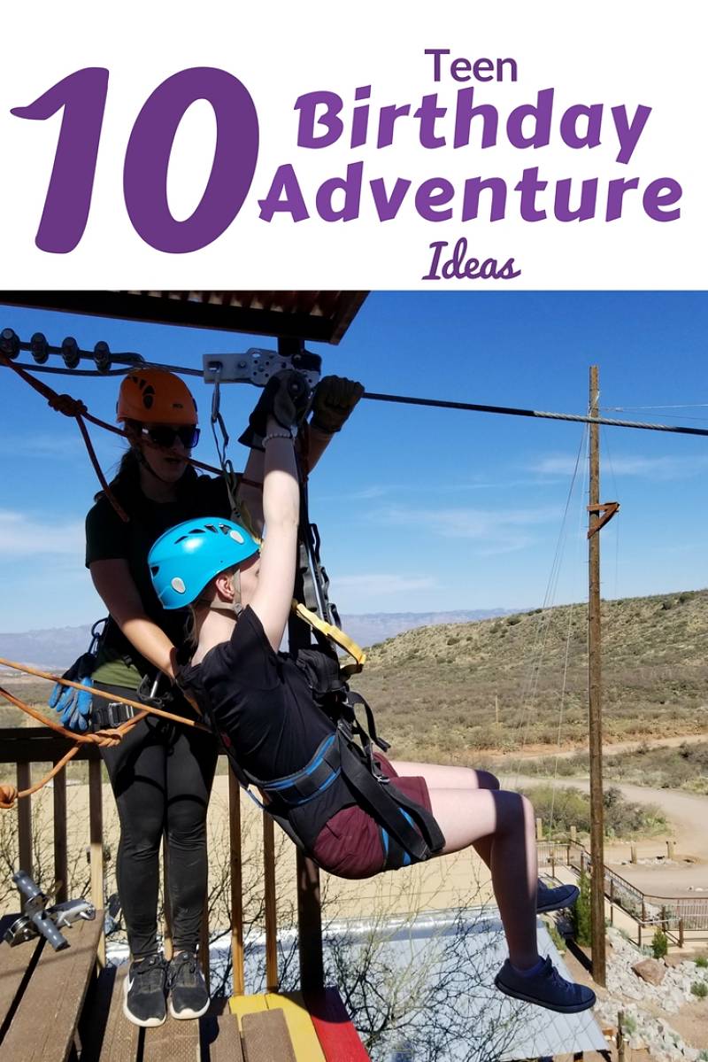Give memories for your tween or teens birthday, but planning a birthday adventure. And get 10 great ideas for a teen birthday party experience from FaveMom.com