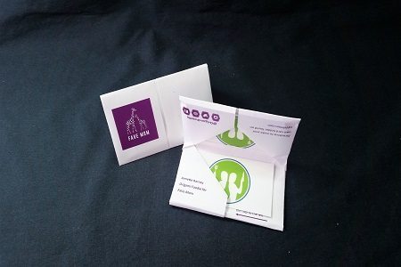thumbnail image 2 of Afghanistan Flag Pendant Business Card Holder - Kiola Designs 2 of 13