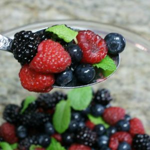 Berries with Mint Salad