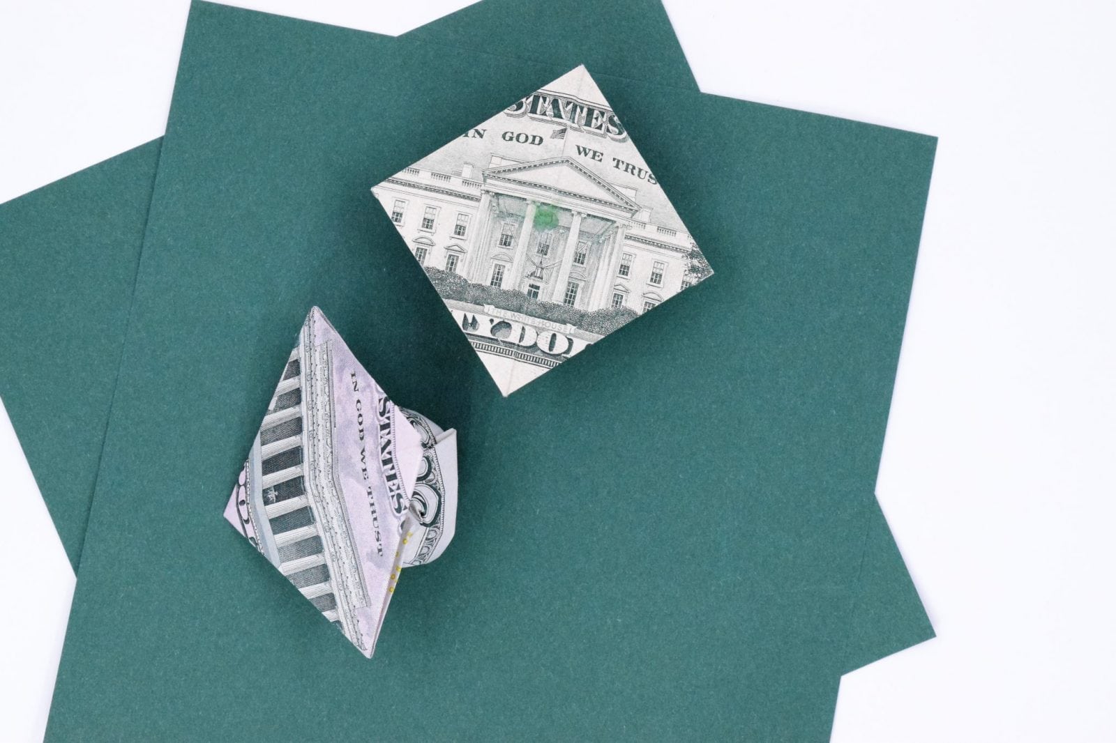 4 ideas for cash gifts for graduates using dollar bill origami