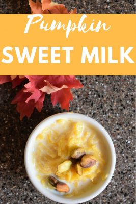A not-so-typical delicious fall dessert that can only be made when the sweet pie pumpkins are available. No pumpkin pie spice here to make pumpkin kheer sweet milk dessert