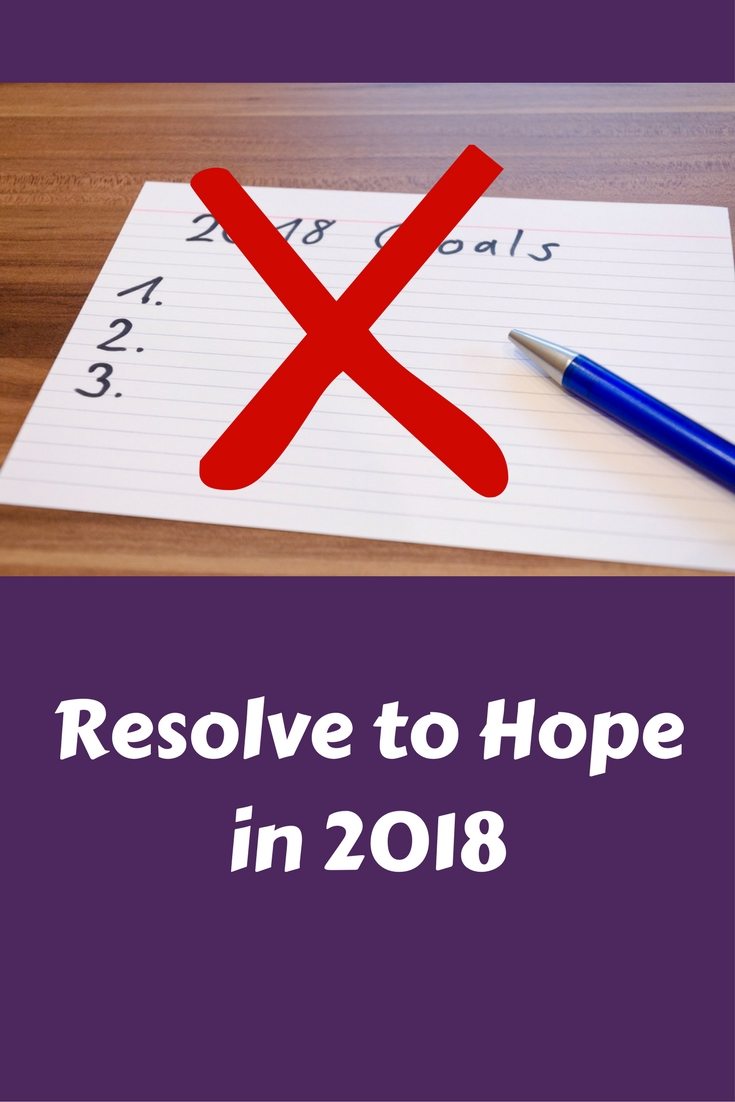 Forget making resolutions, Resolve to hope from now on. Kick the guilt and enjoy what you wanna be and wanna do. | FaveMom.com