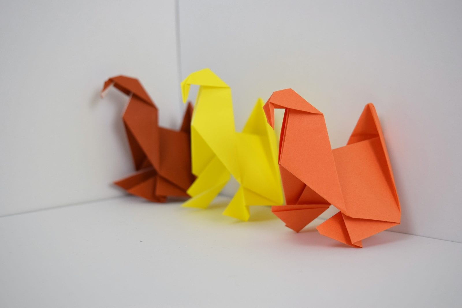 turkey origami step by step