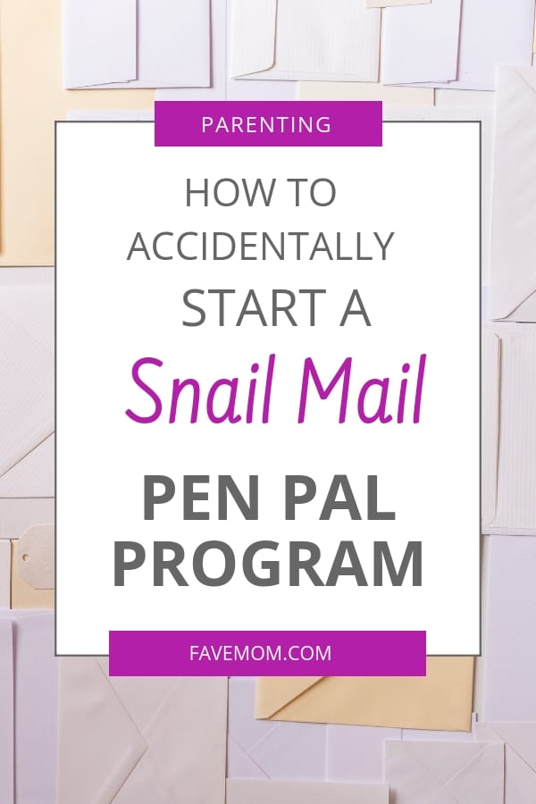 Snail Mail Pen Pals? Should your kids have a penfriend. Well I accidentally set up a program and here are some thoughts #favemom #snailmail #penpals #snailmailpenpals #parenting #parentingtips
