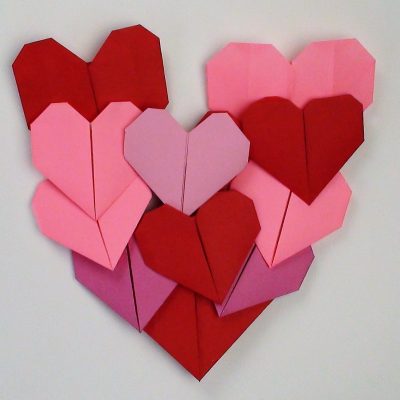 Easy to Fold Origami Heart – FaVe Mom