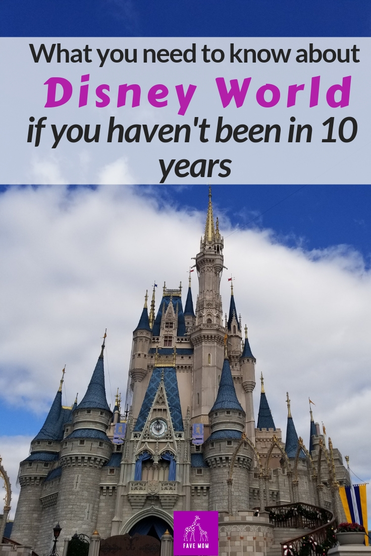 If you haven't been in 10years, things have changed at Disney World.  Here's a list of what has been updated and what's new to the not-so-frequent traveler.  #disneyworldtravel #disneyworldtips